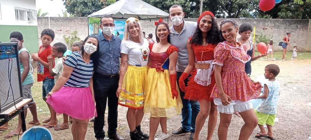 Camacã: PSF Dr. Jaquisson de Deus I leva diversão paras crianças do Bairro Novo de São João do Panelinha